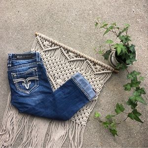 Rock Revival Crop Jeans Size 24